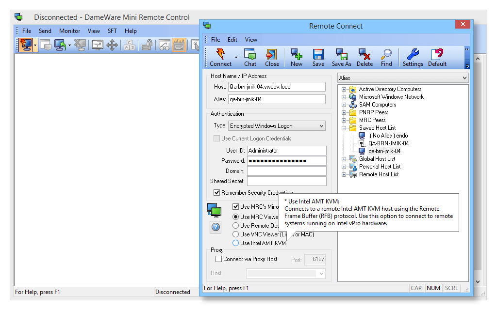 Microsoft Remote Desktop Connection Manager 2.8